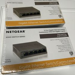 Netgear 5 Port Gigabit Ethernet Switch 