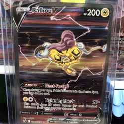 Raikou V Crown Zenith Pokemon Card