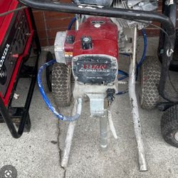 Titan Gas Powered Paint Sprayer 4.5hp Subaru Engine 
