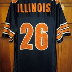 MENS MEDIUM ILLINOIS J.C. CAROLINE #26 JERSEY FROM TEAM PRIDE
