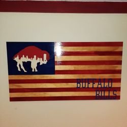 Custom Wooden Flags 