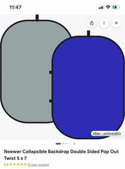 Neewer Collapsible Double-Sided Backdrop 5x7