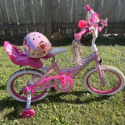 Girls Bike And Helmet 