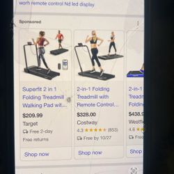 Superfit 2 In 1 Folding Treadmill 