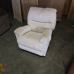 Cream Recliner