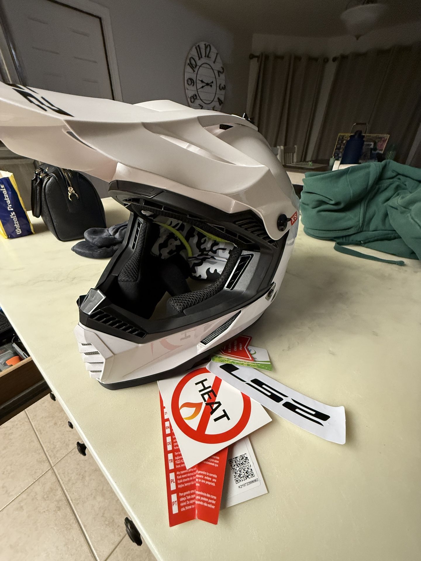 Ls2 Helmet Dirt Bike Quad Motox Sxs Motocross Off Road