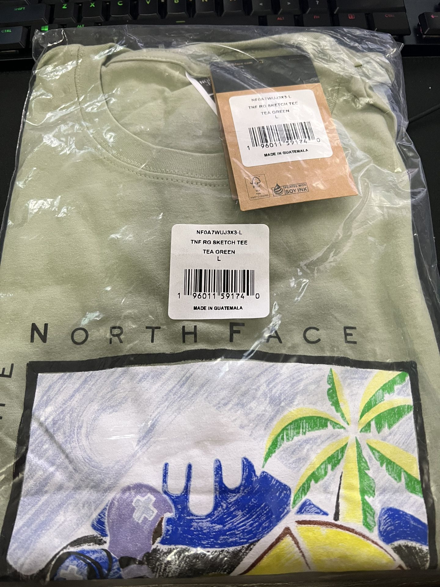 Supreme | The North Face Sketch S/S Top | Sage - Large