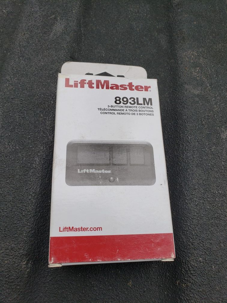 Garage door opener remote