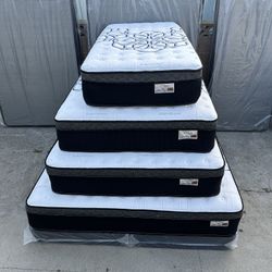 Full Size Mattress Pillow Top New 