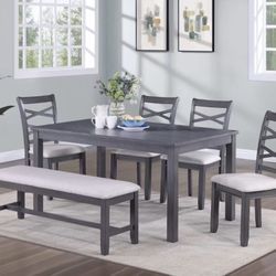 Dining Table Set With Bench 
