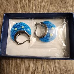 Fun Blue Earrings