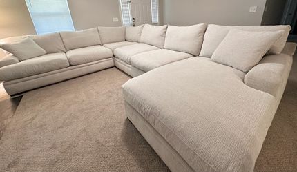 Ivory Down Feather Bedford Park Reversible Chaise Sectional