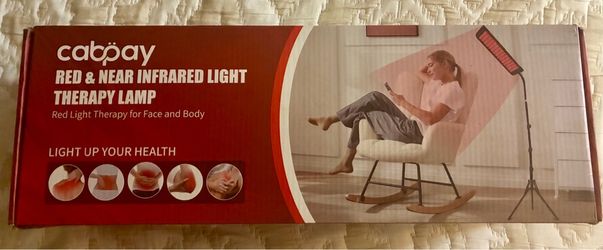Cabpay Red & Near-Infrared Light Therapy Lamp — Brand New