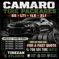 FINANCING AVAILABLE BRAND NEW TIRE TIRES 245 40 20 CAMARO LT1 1SS 2SS SS 1LE ZL1 Z28 Z/28 REDLINE RS LTG 5TH GENERATION FIFTH GEN DELIVERY AVAILABLE