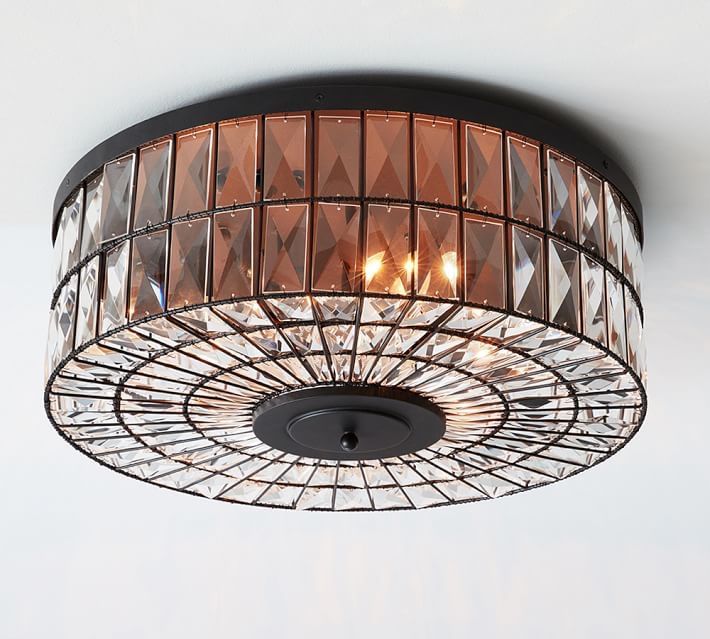 Pottery Barn Adeline Oversized Flush Mount Chandelier