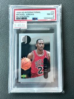 1998 Upper Deck International - Michael Jordan - MJ Sticker