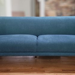 Classy Contemporary Teal Sofa
