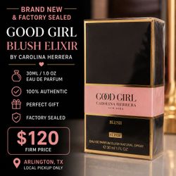 NEW Authentic Carolina Herrera Good Girl Blush Elixir 30ml Sealed