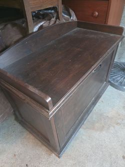 Wooden Shoe Storage Bench