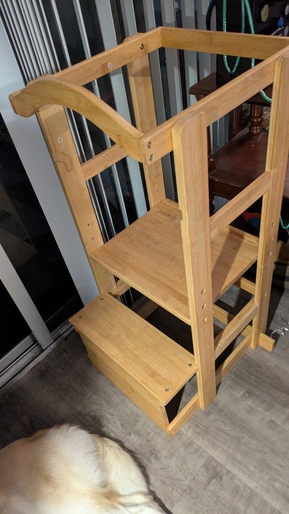 Wooden Step Stool 