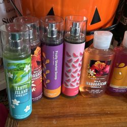 All New Bath And Body Works Sprays And Lotion 