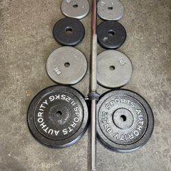 Weights Barbell Set