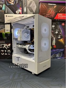 White Budget Gaming PC