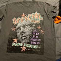 Grey Oversized Graphic Tee 