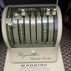 Paymaster Ribbon Write