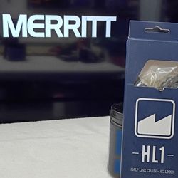 [New] Merritt BMX HL1 Half Link Chain In Black