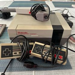 Original Nintendo With Games 