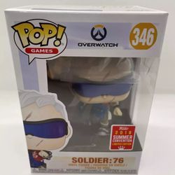 VAULTED Funko POP! Overwatch #346 SOLDIER 76, 2018 Limited Excl New