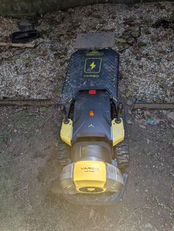 Yarbo with mower, blower, and smart module