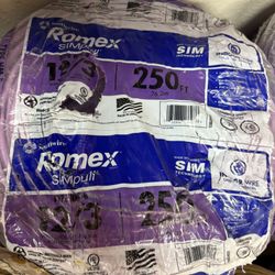 New Romex Wire 12/3