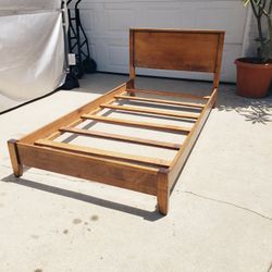 Twin Bed Frame - All Wood 