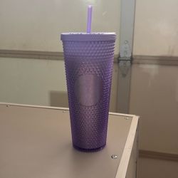 Purple Starbucks cup 