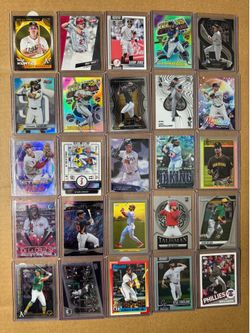 25 baseball cars, excellent condition