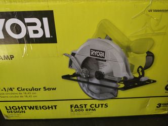 Ryobi 7-1/4" Circular Saw corded