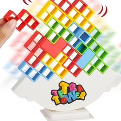 Tetra Tower Building Blocks Learning Game Ages 3+ NEW!! NIB