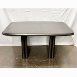 Dining Table, Solid Wood , Black *Free Delivery*