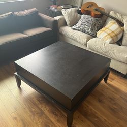 Square Wooden Coffee Table 