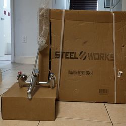 Commercial SS mop sink and accessories