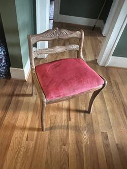 Antique 1949 Mid Century Vanity Chair