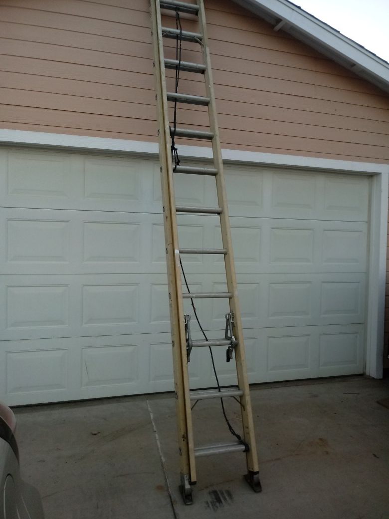 20ft fiberglass Extension ladder