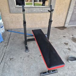 Bench Press With Bar And Extra Weights