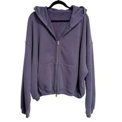 Alexander Wang Allover Hotfix Hoodie in Washed Navy