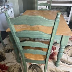 Farm House Table And 4 Chairs