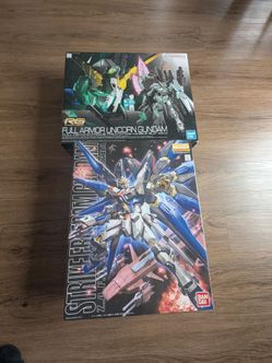 Gundam kits, open box, brand new