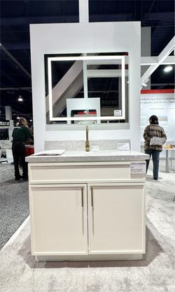 Bathroom Vanity , Bathroom Cabinet with 2 doors, White Shaker Vanity , Oak Shaker, Solid Wood Vanity,  24" ,30" , 36" Vanity Cabinet  