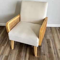 Occasional Chair With Cane Sides